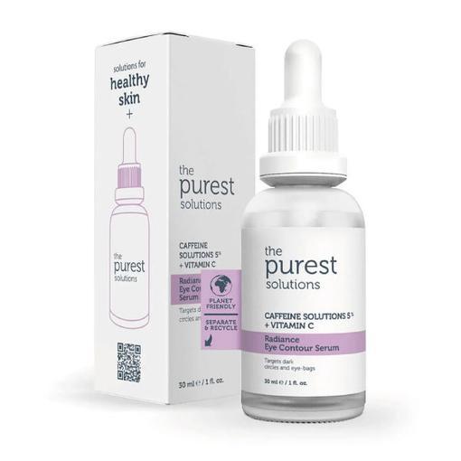Resim The Purest Solutions Göz Altı Torbalanma ve Morluk Karşıtı Bakım Serumu 30 ml (Caffeine Solutions 5% + Vitamin C)