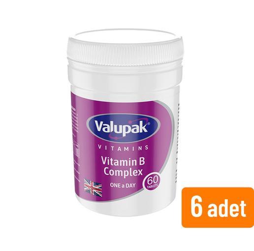 Resim Valupak Vitamin B 60 Tablet (6 Adet)