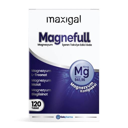 Resim Maxigal Magnefull Magnezyum 120 Tablet