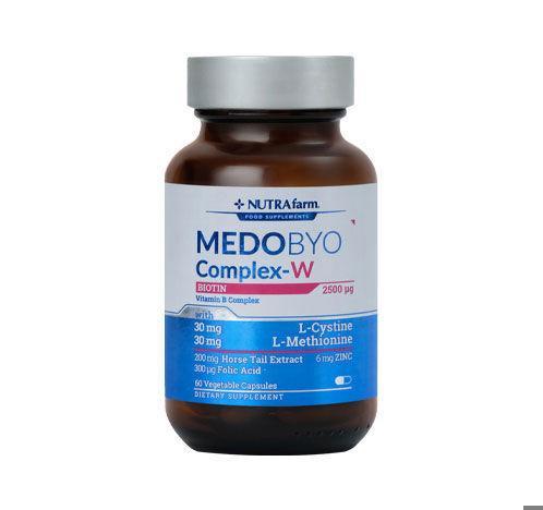 Resim NutraFarm Medobyocomplex-W Biotin 60 Kapsül