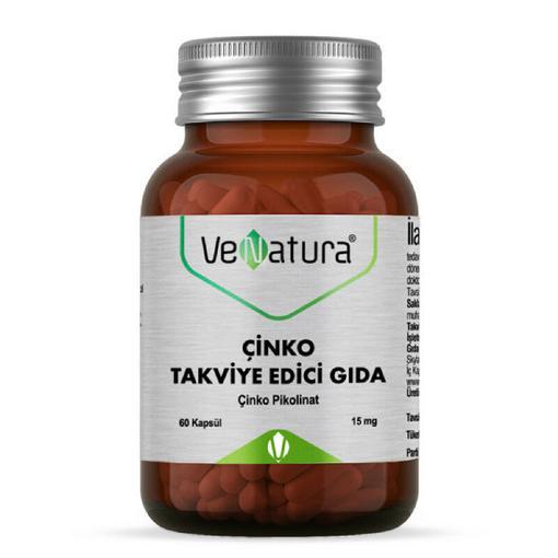 Resim Venatura Çinko Takviye Edici Gıda 15 mg 60 Kapsül
