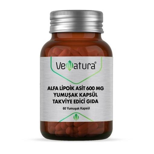 Resim Venatura Alfa Lipoik 600 mg 60 Yumuşak Kapsül