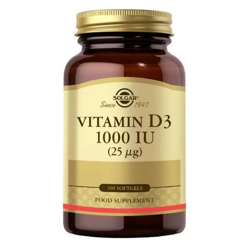 Resim Solgar Vitamin D3 1000 IU 100 Softgel