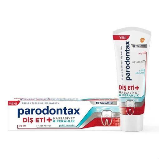 Resim Parodontax Diş Eti Hassasiyet Ferahlık Beyazlatıcı Diş Macunu 75 ml