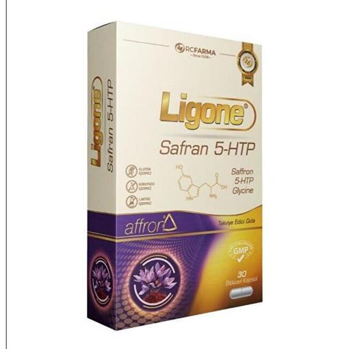 Resim Ligone Safran 5-HTP Glycine 30 Kapsül