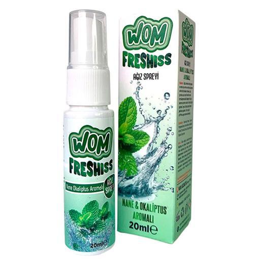 Resim Wom Freshiss Ağız Spreyi Nane Okaliptus 20 ml