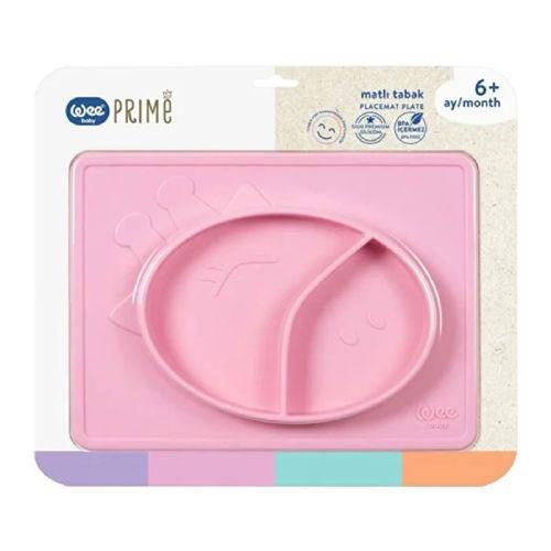 Resim Wee Baby 925 Prime Matlı Tabak - Pembe