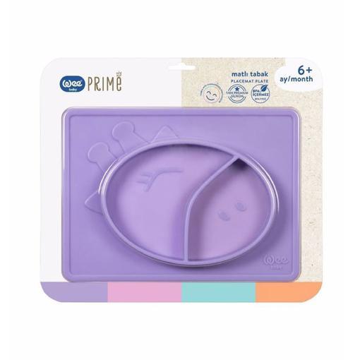 Resim Wee Baby 925 Prime Matlı Tabak - Mor