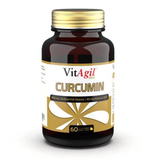 Resim Vitagil Gold Curcumin Koenzim Q10 60 Softjel