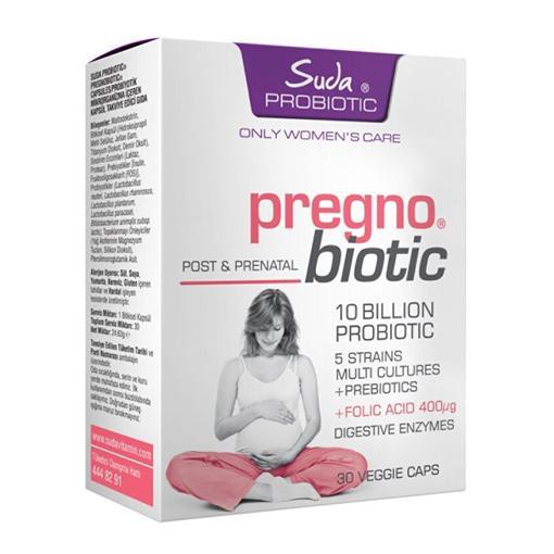 Resim Suda Vitamin Probiotic Pregnobiotic 30 Kapsül