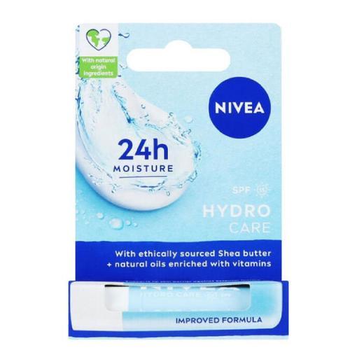 Resim Nivea Bakım Yapan Dudak Bakım Kremi Hydro Care SPF15 4,8 gr