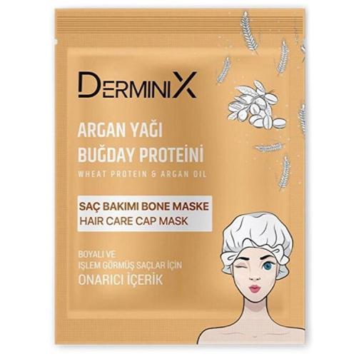 Resim Derminix Saç Bakımı Bone Maske Argan Yağı Buğday Proteini 50 gr