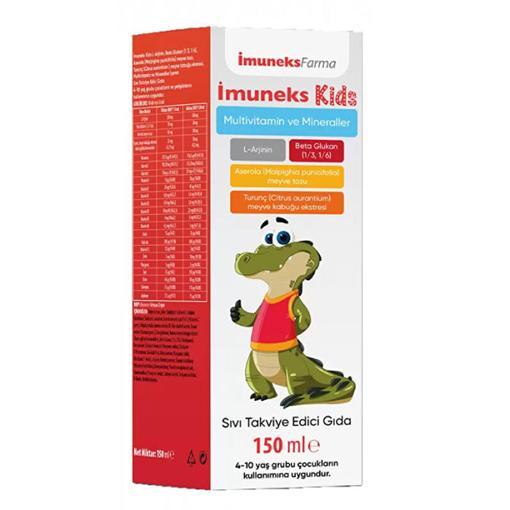 Resim Imuneks Kids Multivitamin ve Mineraller Takviye Edici Gıda 150 ml